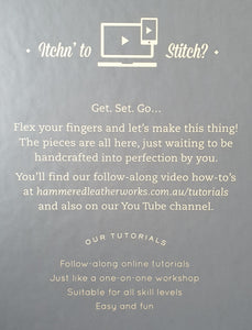 Hammered Leatherworks Kit : Key Hoodie