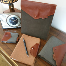 Load image into Gallery viewer, Recycled Leather Office Accessories
