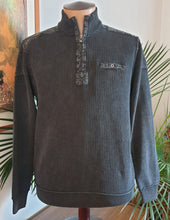 Load image into Gallery viewer, Berlin Cotton Jumper, Zip neck,  Stone or Black
