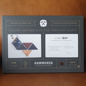 Hammered Leatherworks Kit : Hipster Leather pouch