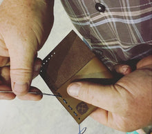 Load image into Gallery viewer, Hammered Leatherworks Kit : Flip-a-roo Card Wallet
