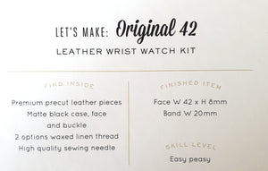 Hammered Leatherworks Kit : Original 42 Watch