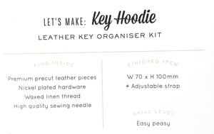 Hammered Leatherworks Kit : Key Hoodie