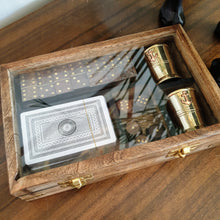 Load image into Gallery viewer, Wooden Playing Card Box Set
