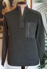 Load image into Gallery viewer, Berlin Olive Stonewashed Jumper
