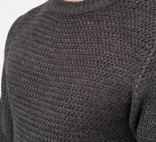 Load image into Gallery viewer, Crosshatch Grey Knit Jumper
