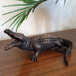 Alligator Figurine